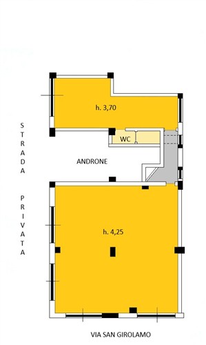 Locale Commerciale con Posto Auto Privato. Locato!